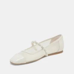 ROLLIN PEARL BALLET FLATS WHITE MESH^Dolce Vita Hot