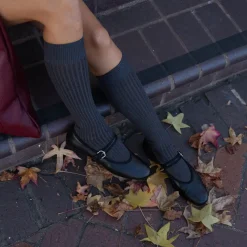 ROSLYN BALLET FLATS BLACK LEATHER^Dolce Vita Discount