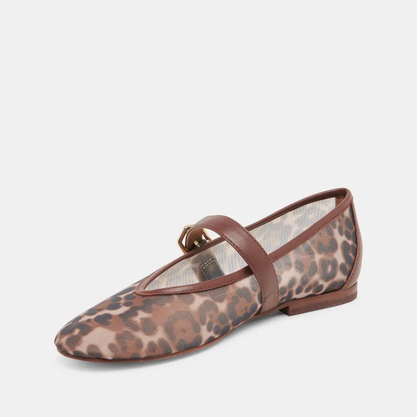 ROSLYN BALLET FLATS LEOPARD MESH^Dolce Vita Sale
