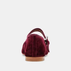 ROSLYN BALLET FLATS WINE VELVET^Dolce Vita Discount