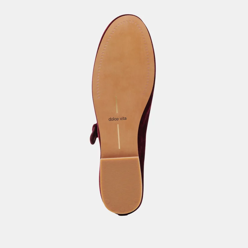 ROSLYN BALLET FLATS WINE VELVET^Dolce Vita Discount