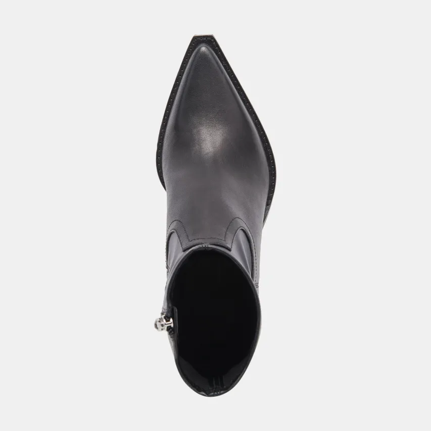 RUTGER WIDE CALF BOOTS BLACK LEATHER^Dolce Vita Clearance