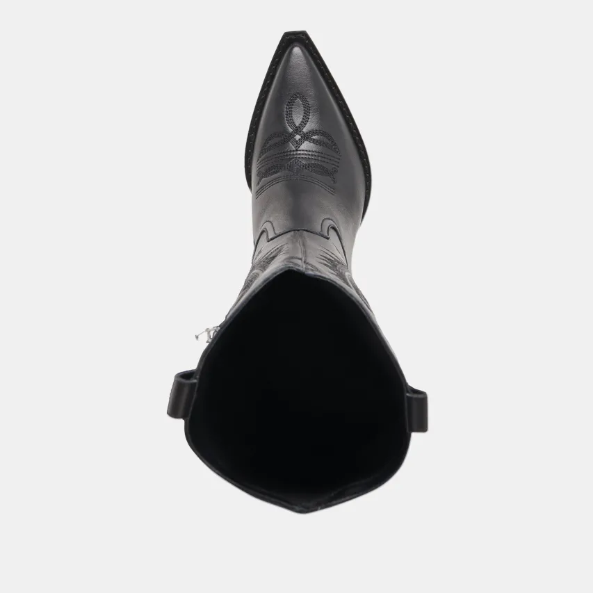 RYATT BOOTS BLACK LEATHER^Dolce Vita Clearance