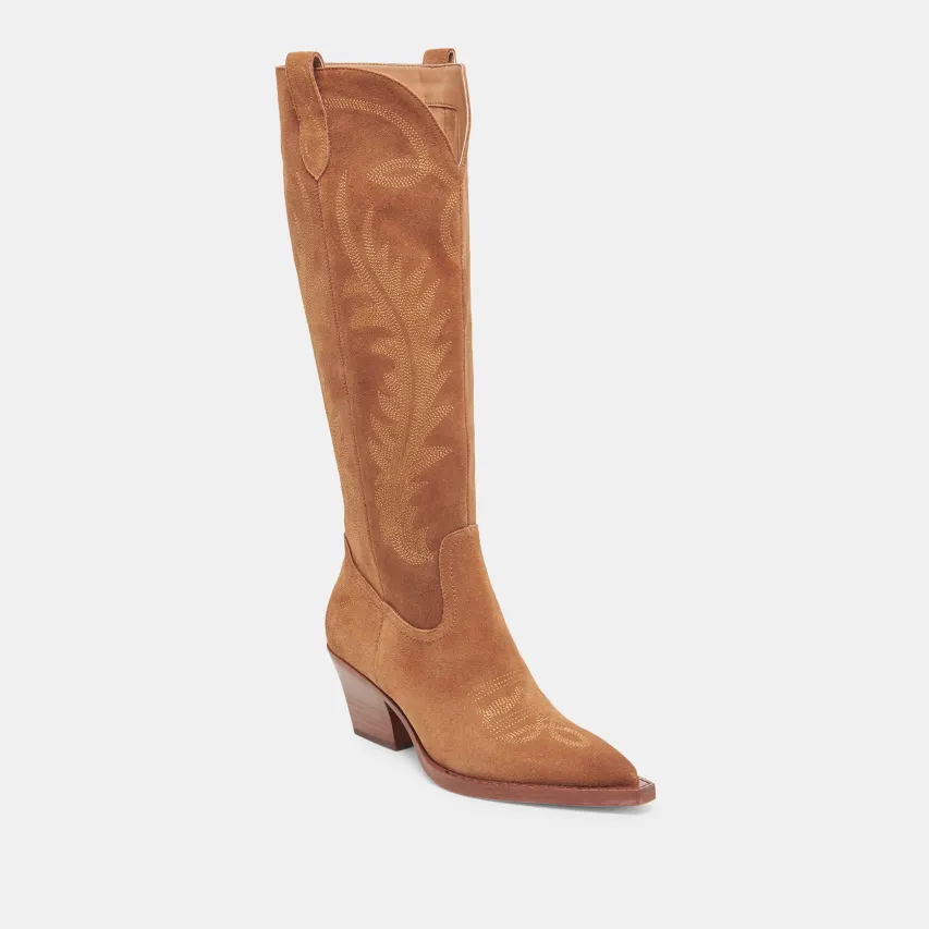 RYATT BOOTS PECAN SUEDE^Dolce Vita Best