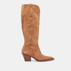 RYATT EXTRA WIDE CALF BOOTS PECAN SUEDE^Dolce Vita Online