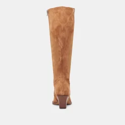 RYATT EXTRA WIDE CALF BOOTS PECAN SUEDE^Dolce Vita Online