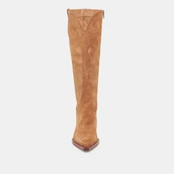 RYATT EXTRA WIDE CALF BOOTS PECAN SUEDE^Dolce Vita Online