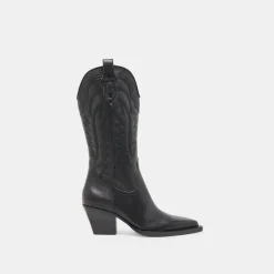 RYLAND BOOTS BLACK LEATHER^Dolce Vita Hot