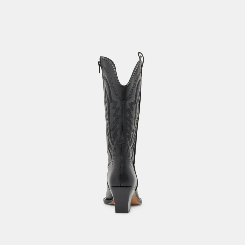 RYLAND EXTRA WIDE CALF BOOTS BLACK LEATHER^Dolce Vita Sale