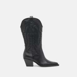 RYLAND WIDE CALF BOOTS BLACK LEATHER^Dolce Vita Online