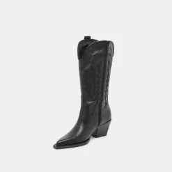RYLAND WIDE CALF BOOTS BLACK LEATHER^Dolce Vita Online