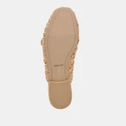 SABOR FLATS LT NATURAL RAFFIA^Dolce Vita New