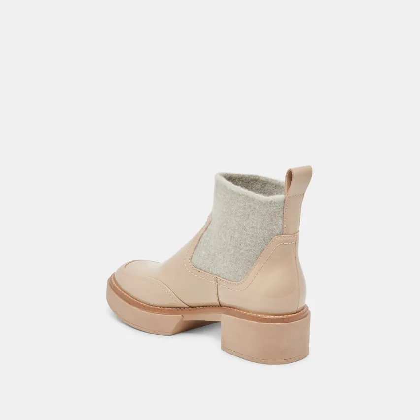SALINE H2O WIDE BOOTIES DUNE CRINKLE PATENT^Dolce Vita Best