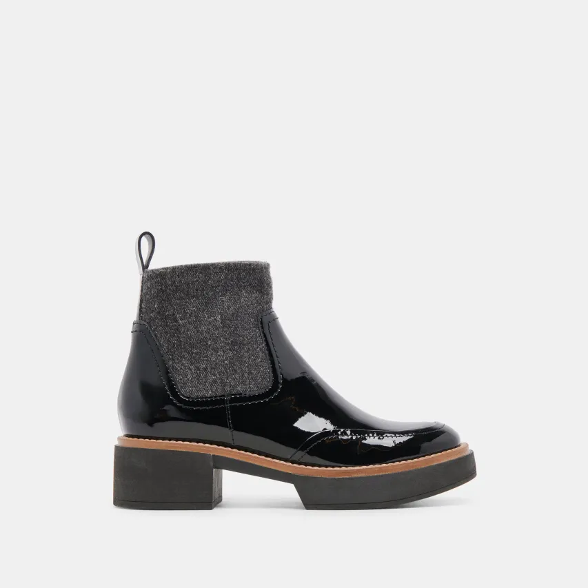 SALINE H2O WIDE BOOTIES MIDNIGHT CRINKLE PATENT^Dolce Vita Online