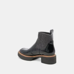 SALINE H2O WIDE BOOTIES MIDNIGHT CRINKLE PATENT^Dolce Vita Online