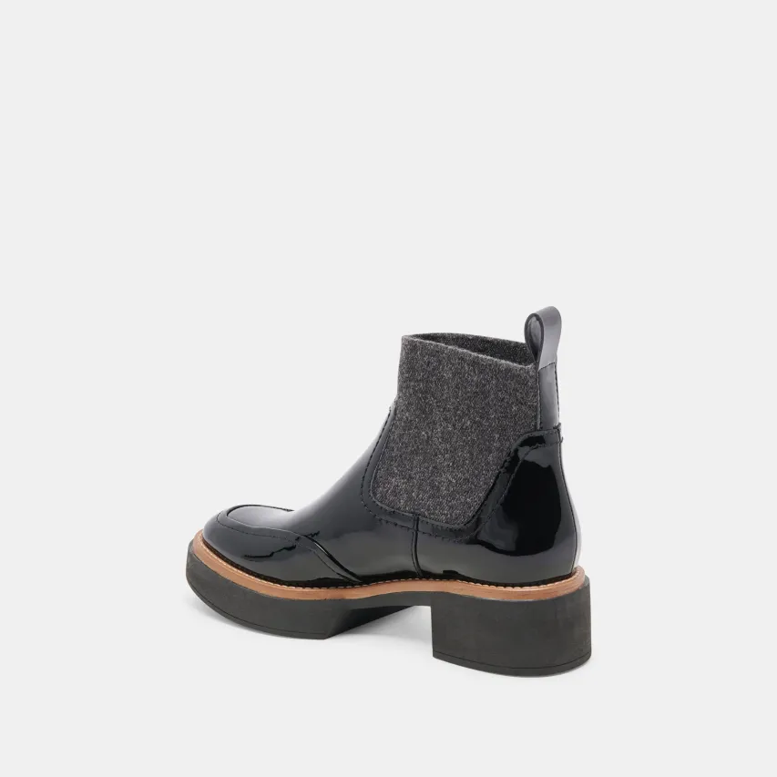 SALINE H2O WIDE BOOTIES MIDNIGHT CRINKLE PATENT^Dolce Vita Online