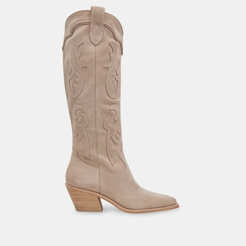 SAMSIN BOOTS TAUPE SUEDE^Dolce Vita Outlet