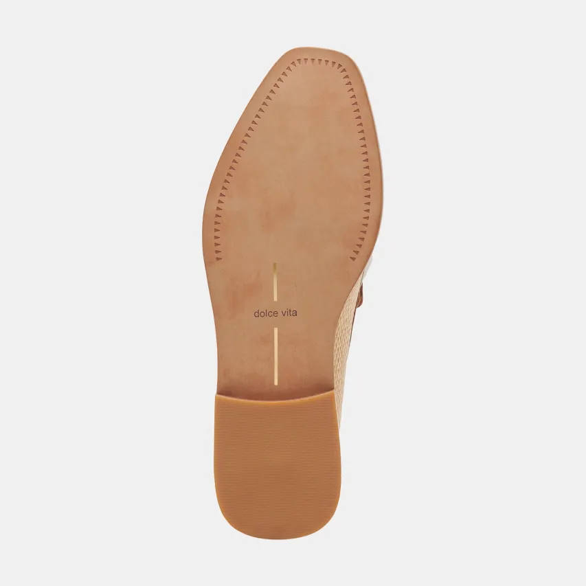 SARARA FLATS HONEY RAFFIA^Dolce Vita Hot