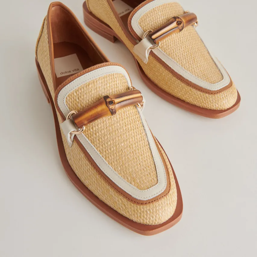 SARARA FLATS HONEY RAFFIA^Dolce Vita Hot