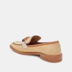 SARARA FLATS HONEY RAFFIA^Dolce Vita Hot
