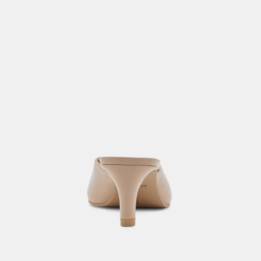 SARINA HEELS BEIGE CRINKLE PATENT^Dolce Vita Hot