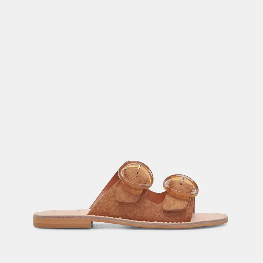SECILY SANDALS PECAN SUEDE^Dolce Vita New