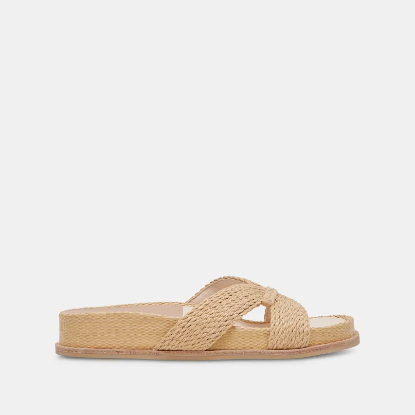 SELDA SANDALS LT NATURAL RAFFIA^Dolce Vita Discount