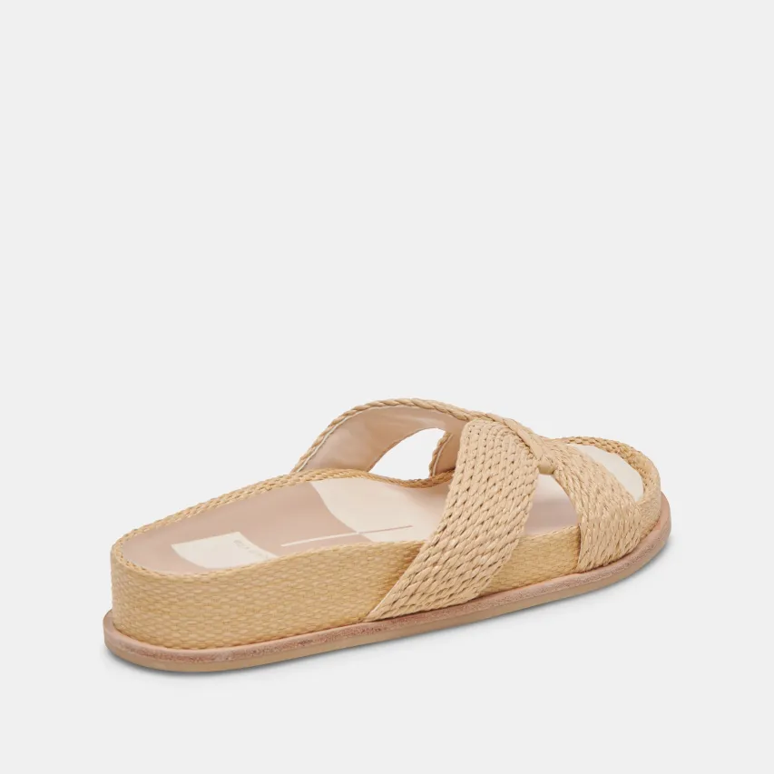 SELDA SANDALS LT NATURAL RAFFIA^Dolce Vita Discount