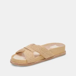 SELDA WIDE SANDALS LT NATURAL RAFFIA^Dolce Vita Discount