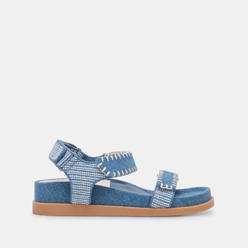 SENORA SANDALS BLUE MULTI DENIM^Dolce Vita Clearance