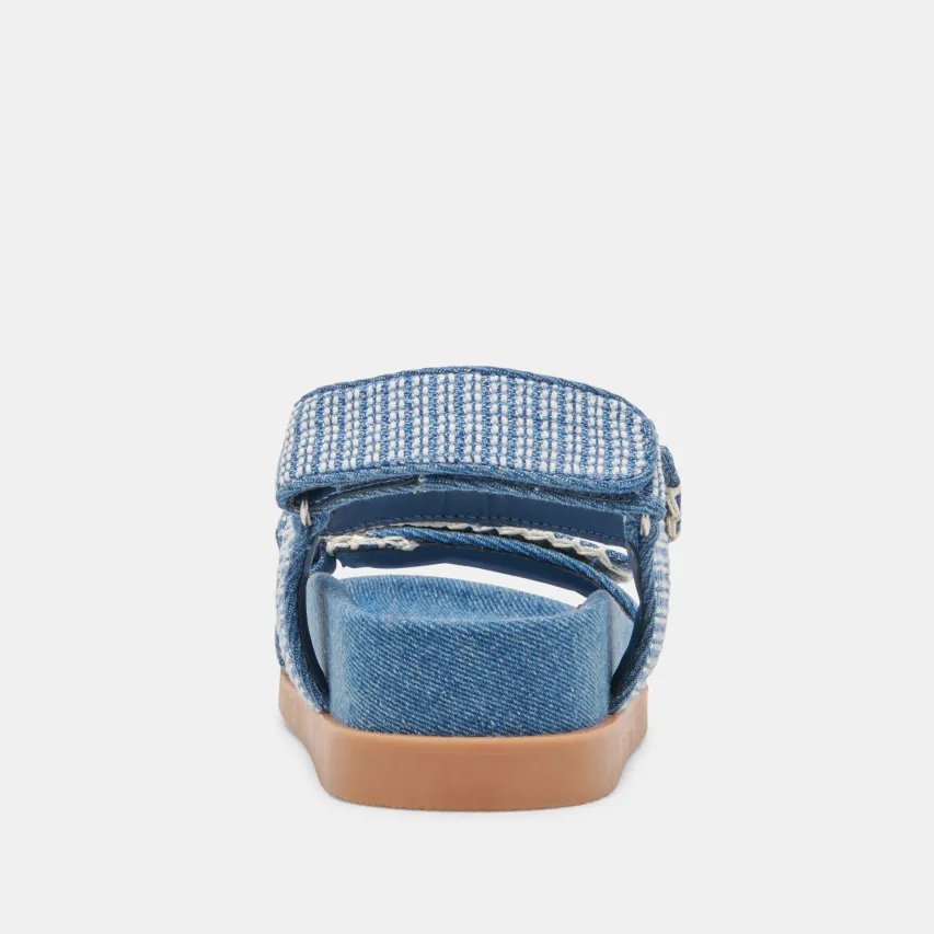 SENORA SANDALS BLUE MULTI DENIM^Dolce Vita Clearance