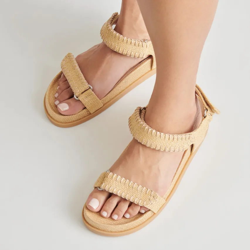 SENORA SANDALS LT NATURAL RAFFIA^Dolce Vita Sale
