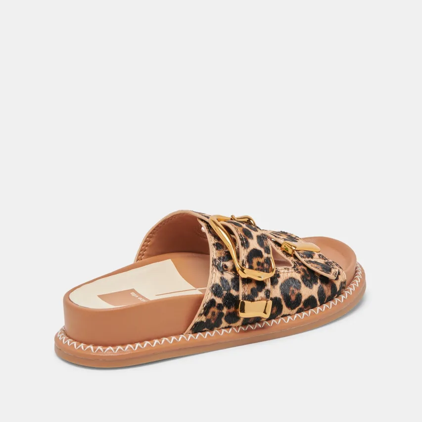 SEVANA SANDALS DK LEOPARD CALF HAIR^Dolce Vita Online