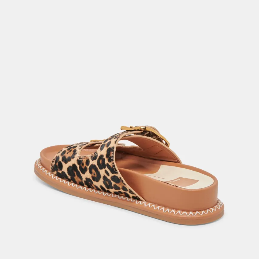 SEVANA SANDALS DK LEOPARD CALF HAIR^Dolce Vita Online