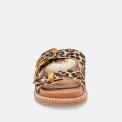 SEVANA SANDALS DK LEOPARD CALF HAIR^Dolce Vita Online