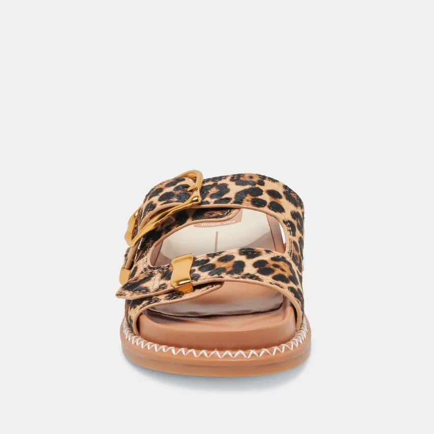 SEVANA SANDALS DK LEOPARD CALF HAIR^Dolce Vita Online