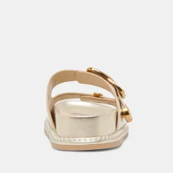 SEVANA SANDALS LIGHT GOLD DISTRESSED LEATHER^Dolce Vita Outlet