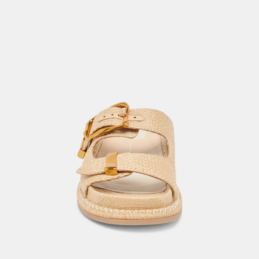 SEVANA SANDALS LT NATURAL RAFFIA^Dolce Vita Fashion