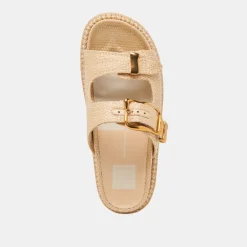 SEVANA SANDALS LT NATURAL RAFFIA^Dolce Vita Fashion