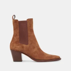 SHADIE H2O BOOTIES BROWN SUEDE^Dolce Vita Fashion