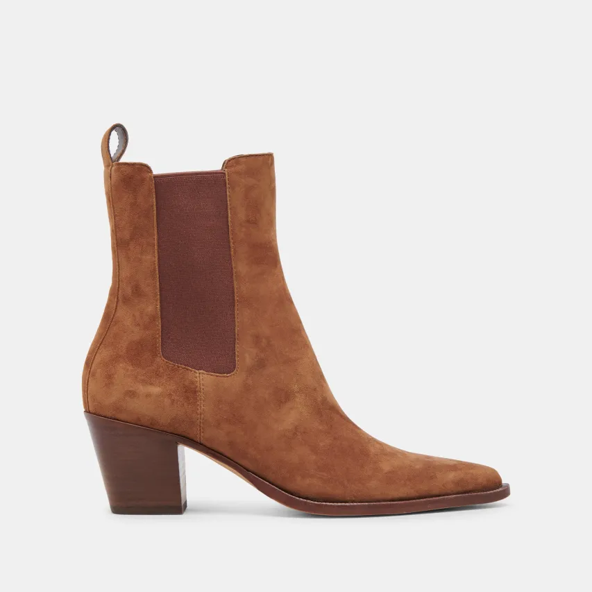 SHADIE H2O BOOTIES BROWN SUEDE^Dolce Vita Fashion