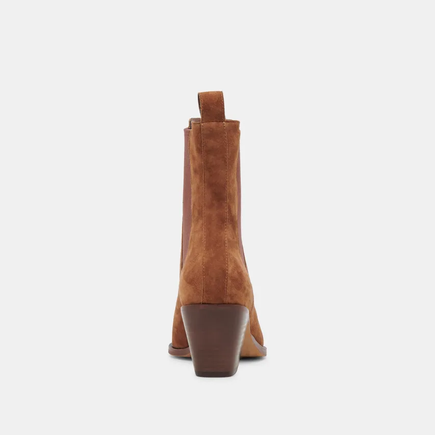 SHADIE H2O BOOTIES BROWN SUEDE^Dolce Vita Fashion