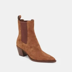 SHADIE H2O WIDE BOOTIES BROWN SUEDE^Dolce Vita Hot