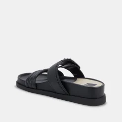 SHAILA SANDALS BLACK LEATHER^Dolce Vita Outlet