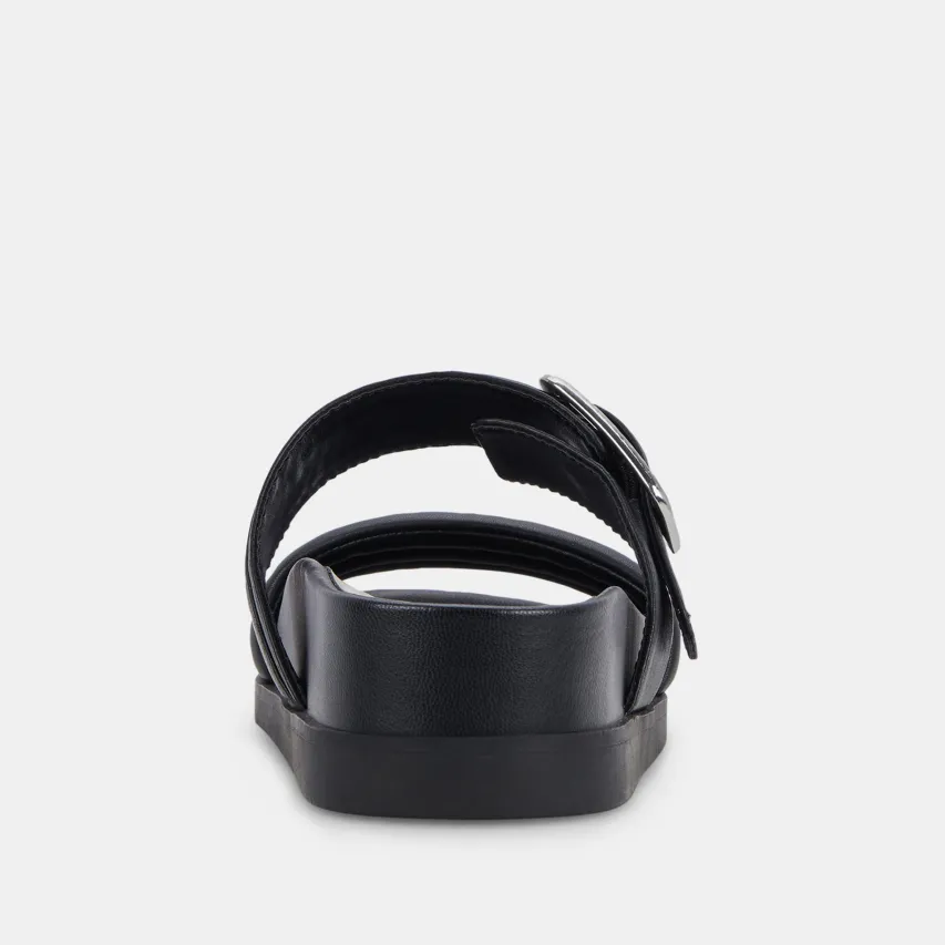 SHAILA SANDALS BLACK LEATHER^Dolce Vita Outlet
