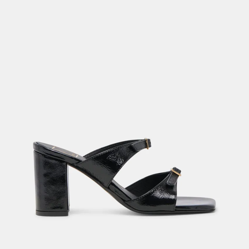 SHANE HEELS MIDNIGHT CRINKLE PATENT^Dolce Vita Best