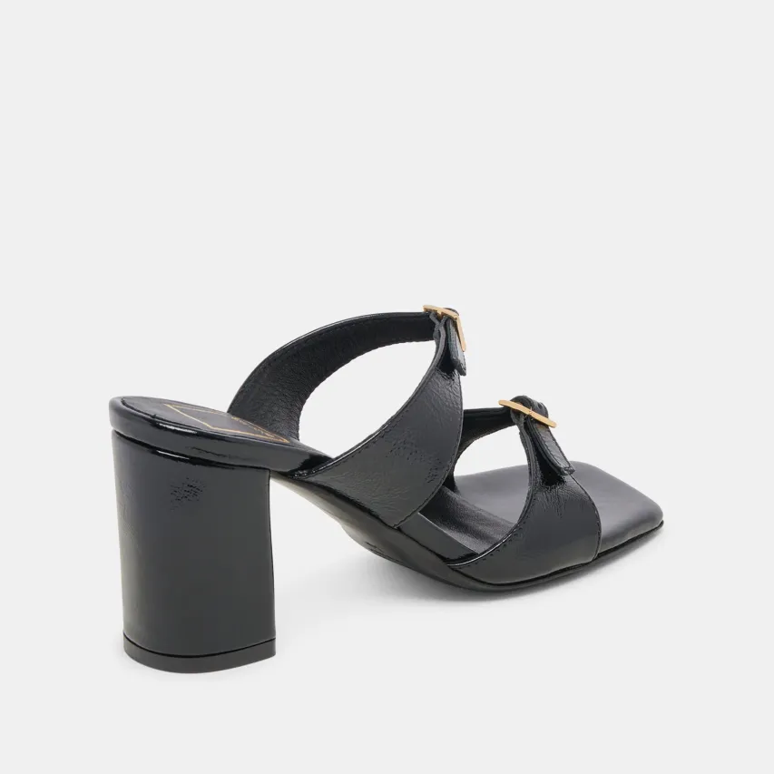 SHANE HEELS MIDNIGHT CRINKLE PATENT^Dolce Vita Best