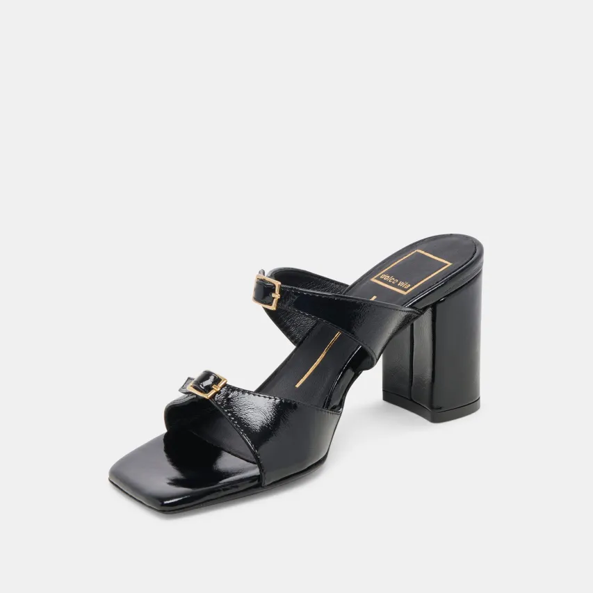 SHANE HEELS MIDNIGHT CRINKLE PATENT^Dolce Vita Best