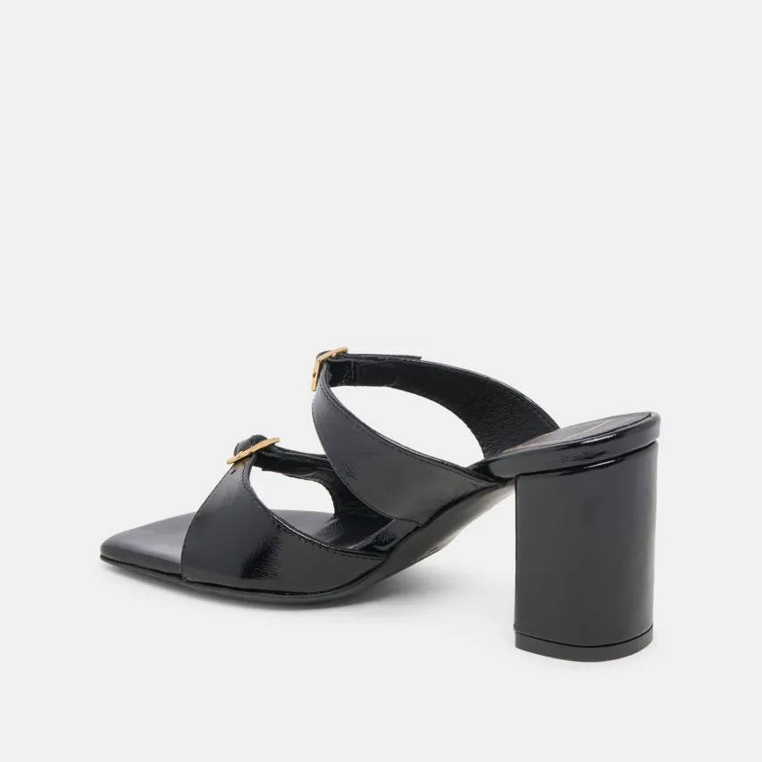 SHANE HEELS MIDNIGHT CRINKLE PATENT^Dolce Vita Best