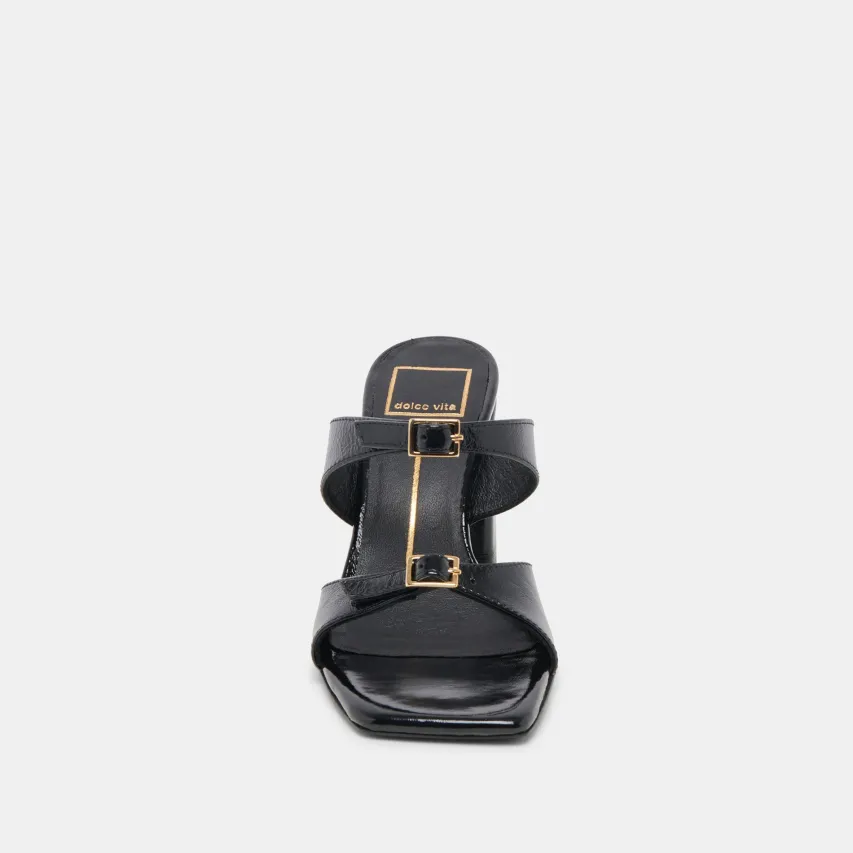SHANE HEELS MIDNIGHT CRINKLE PATENT^Dolce Vita Best